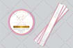 design edge control labels and sticker for hair extension
