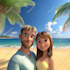 create disney pixar style 3d cartoon portraits for you