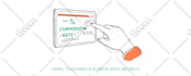 do creative business flowchart or infographic design