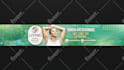design a professional custom youtube banner