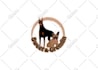 design pet, dog, cat, animal and veterinary clinic logo