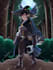 design dnd character art, fantasy character illustration for concept art