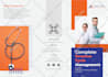 design professional healthcare home care medical business flyer or brochure