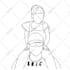 draw custom line portrait from your own photos