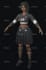 do a 3d character model