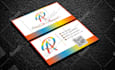 do modern fashion beauty style glitter business card design