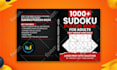 design sudoku word search mazes crossword puzzle activity book for amazon kdp