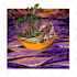 draw tropical paradise custom artwork of coastel flora fauna