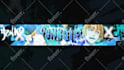 design a pro banner for 2 platforms, gaming or anime style