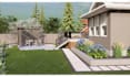 do backyard landscape design, garden, fireplace, pool, deck and patio design