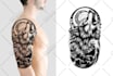 create professional custom tattoo design, tattoo sleeve