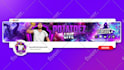 design youtube gaming twitch facebook avatar mascot banner