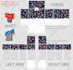 give you 30 roblox clothing templates that are made by me