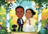 do a couple, team ,and group cartoon caricature for you