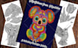 create 100 never used animal mandala coloring pages