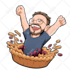 draw custom cute character twitch emotes or badges for you