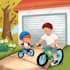 draw colorful children story book illustration and cover