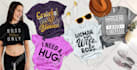 create bulk girls trendy typography tshirt design