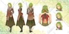 draw anime character design reference sheet