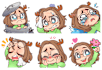 draw you cute custom twitch emotes and sub badges