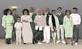 draw cartoon couple family illustration