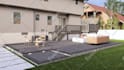 do backyard landscape design, garden, fireplace, pool, deck and patio design