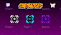 create express custom twitch sub badges