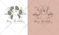 design hand drawn feminine, botanical and mystical logo