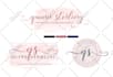 design elegant signature logo branding kit
