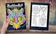 design a adult animals mandala coloring book for KDP and etsy