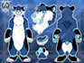 draw a cute reference sheet for your furry oc