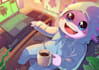 draw splash art anime character for your game, vituber