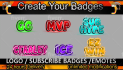 design amazing twitch emotes and sub badges in bulk