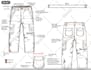 create technical flat sketch and tech pack