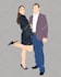 draw minimalist faceless vector portraits