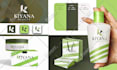 design business logo and brand identity with complete branding kit