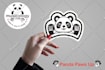 create 2d vector character, cartoon mascot, animal sticker