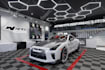 do interior design car showroom, waiting area ,3d render