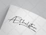 design scripted, cursive, hand drawn signature logo or autograph