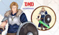design dnd character art, fantasy character illustration for concept art