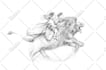 draw cool scribble art from portrait photo