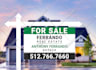 do real estate sign design, yard, rider, lawn, street and signage