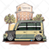 draw chibi cartoon car illustration with your character