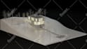 high quality architectural maquette style rendering