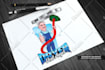 design creative cartoon and cute mascot logo design