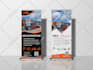 design professional roll up banner, signage, or standee