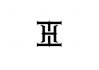 do a monogram initial letter mark, font, and text logo