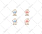 draw cute kawaii character emoji sticker logo mascot 24 hour