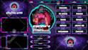 design animated stream overlay, kick, twitch overlay, twitch logo, banner emotes