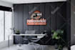 place your logo on office walls photo realistic mockups